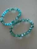 celestial tides bracelet - aquamarine & moonstone