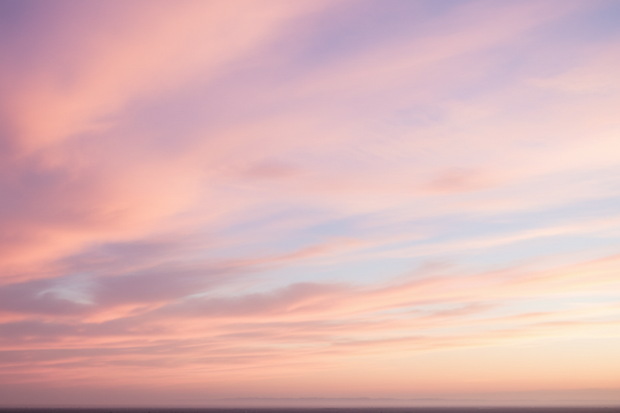 Pastel Sunset Sky